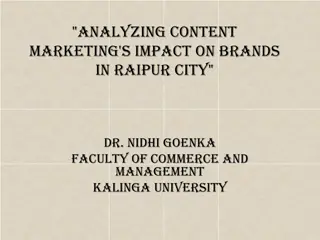 Impact of Content Marketing on Brands in Raipur City