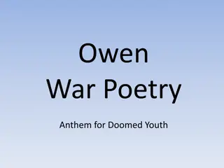 Exploring the Poetry and Life of Wilfred Owen