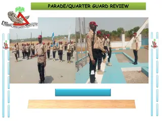 Understanding Parade Reviews in a Regimental Setting