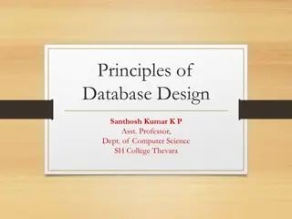 Database Design Principles and Management Overview