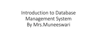 Introduction to Database Management System Explained