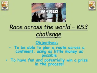 Race Across the World KS3 Challenge - Plan Your Epic Journey!