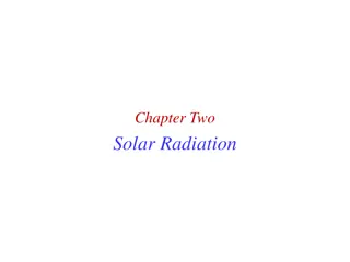 Exploring Solar Radiation and its Geometric Relationship with Earth