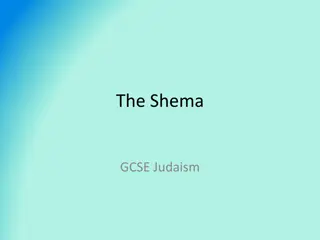 Understanding the Shema and Key Jewish Concepts