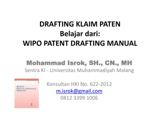 Patent Claim Drafting Essentials