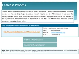 Cashless Hospitalization Process and Claim Settlement Guide