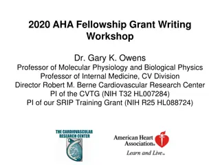 Optimizing Funding Success with American Heart Association: Insights from Dr. Gary K. Owens