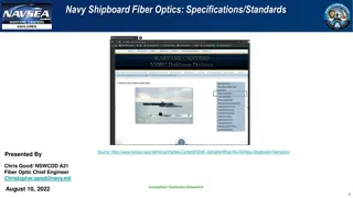 Navy Shipboard Fiber Optics Specifications & Standards: Recent Updates