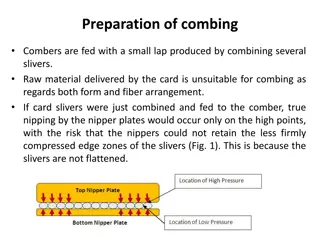 Material Preparation for Combing Process in Textile Manufacturing