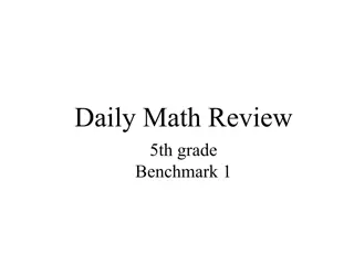 5th Grade Math Daily Review Questions and Answers