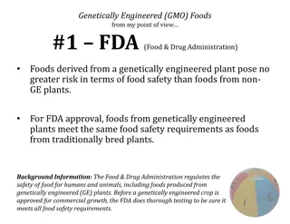 Genetically Engineered Foods: Perspectives and Insights