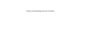 Types of Pumping Sources in Lasers