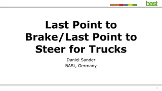 Performance Requirements Derivation for Truck Braking and Steering