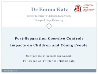 Understanding the Impact of Coercive Control on Victims