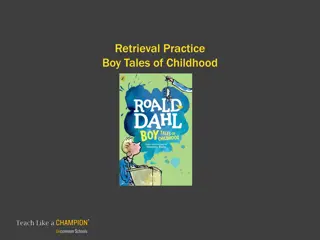 Understanding Autobiography, Anecdote, and Humor in Roald Dahl's 