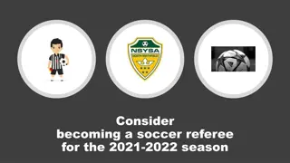 Consider Becoming a Soccer Referee for the 2021-2022 Season