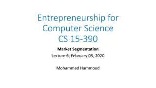 Mastering Market Segmentation for Entrepreneurship in Computer Science