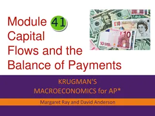 International Macroeconomics: Trade Balance and Capital Flows