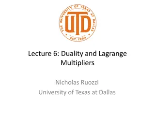 Duality and Lagrange Multipliers in General Optimization