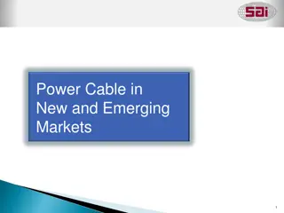 Power Cable Trends in New and Emerging Markets