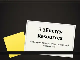 Overview of Energy Resources: Renewable and Non-Renewable