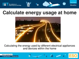 Understanding Energy Usage at Home