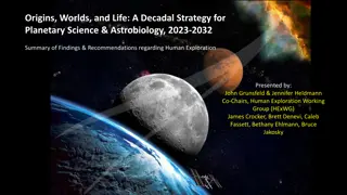 Exploration Strategy for Planetary Science & Astrobiology 2023-2032