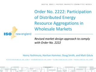 Revised Approach for Distributed Energy Resource Aggregations in Wholesale Markets