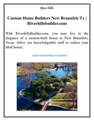 River Hills Homes | Riverhillsbuilder.com