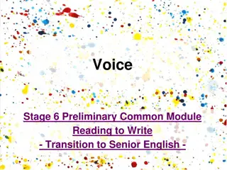 Understanding the Concept of Voice in Literature