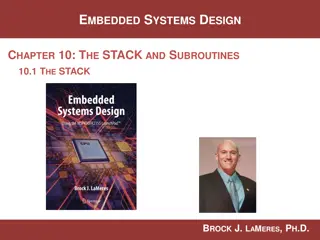 The Stack in Embedded Systems Design