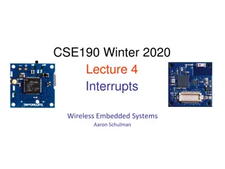 Interrupts in Embedded Systems