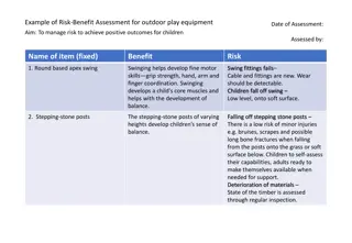 Risk-Benefit Assessment for Outdoor Play Equipment