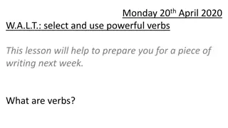Enhance Your Writing with Powerful Verbs
