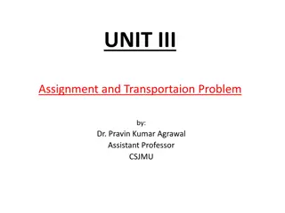 Linear Programming Models for Product-Mix Problems and LP Problem Solutions