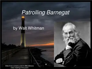 Analysis of Walt Whitman's 