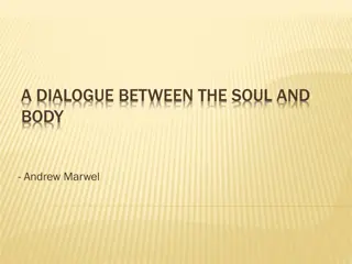 Conflict Between Soul and Body in Andrew Marvell's Poem