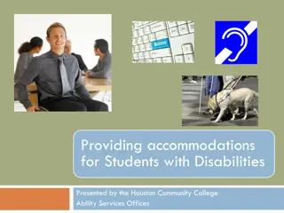 ADA Accommodations for Students at Houston Community College