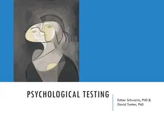 Psychological Assessment and Testing Overview