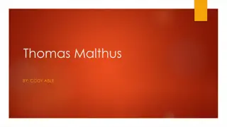 Thomas Malthus: Pioneer of Population Theory