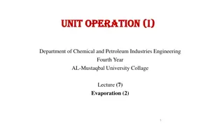 Principles and Applications of Multiple Effect Evaporators in Chemical Engineering