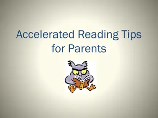Effective Tips for Supporting Your Child's Accelerated Reading (A.R.) Program