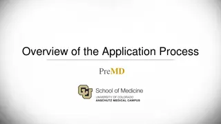 PreMD Application Guide and Roadmap for Medical School Applicants