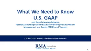 U.S. GAAP and Federal Accounting Standards