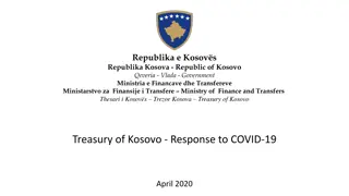 Kosovo Treasury Response to COVID-19 Pandemic Situation