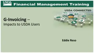 G-Invoicing Implementation at USDA