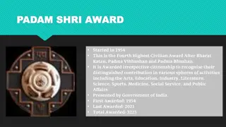 Recognizing Excellence: India's Prestigious Awards