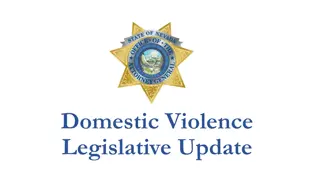 Update on Domestic Violence Legislation in Nevada
