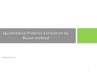 Understanding Protein Estimation by Biuret Method in Biochemistry Practical