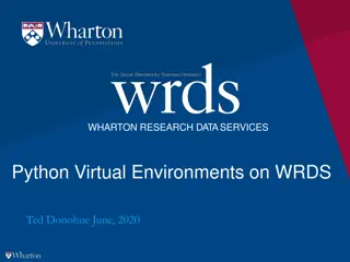 Managing Python Virtual Environments on WRDS